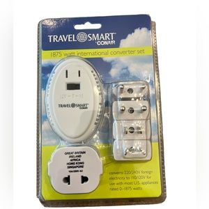 New Travel Smart Conair 1875 watt international converter set